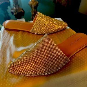 Steve Madden crystal slides
